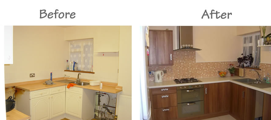 Kitchen fitting by Chesterfield Property Maintenance